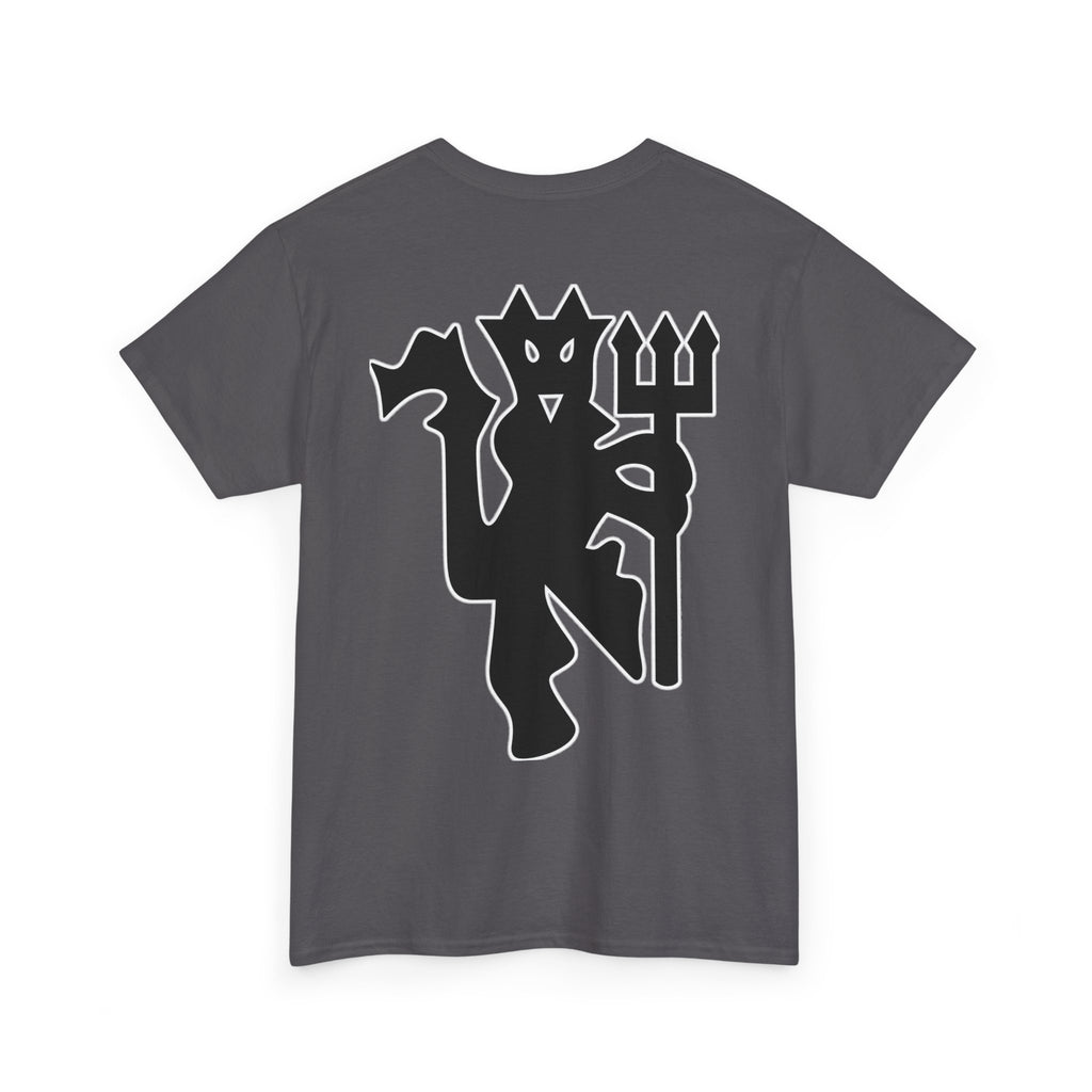 Manchester United Devil Cotton T-Shirt – Retro Trident Football Crest Tee