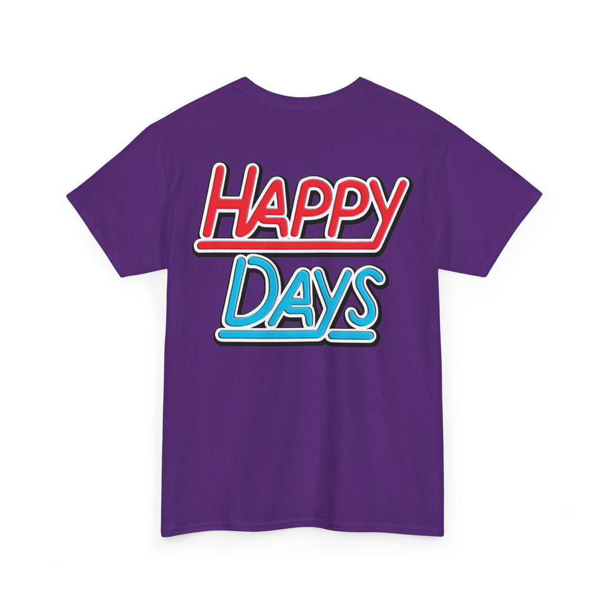 Happy Days Cast Caricature Tee — Retro 70s Sitcom Graphic T-Shirt