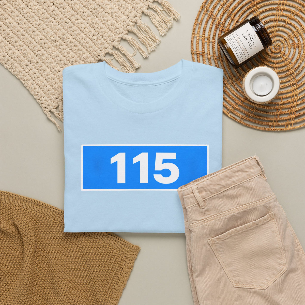 Manchester City 115 Inspired Minimalist Graphic Cotton T-Shirt