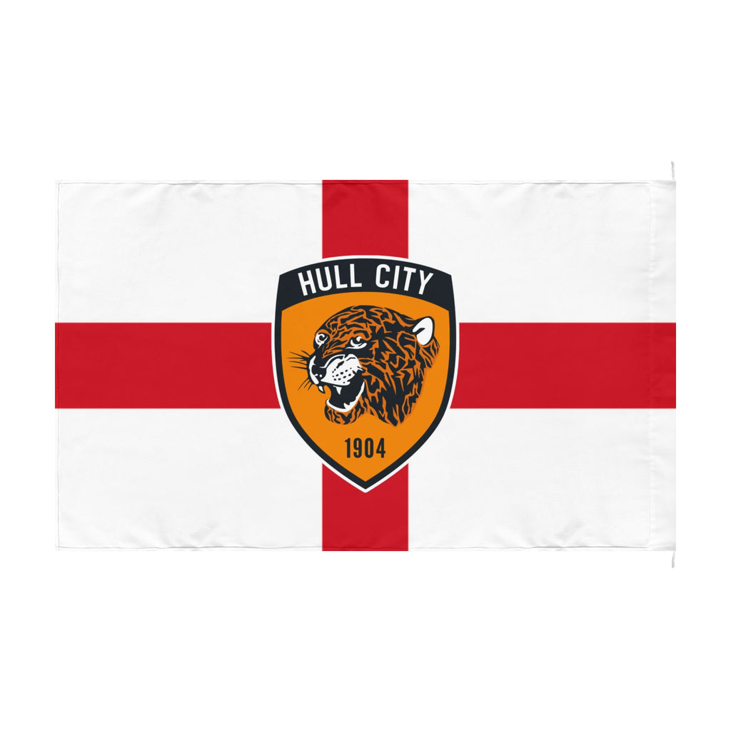Hull City St George Flag – Double-Sided Football Supporter Banner