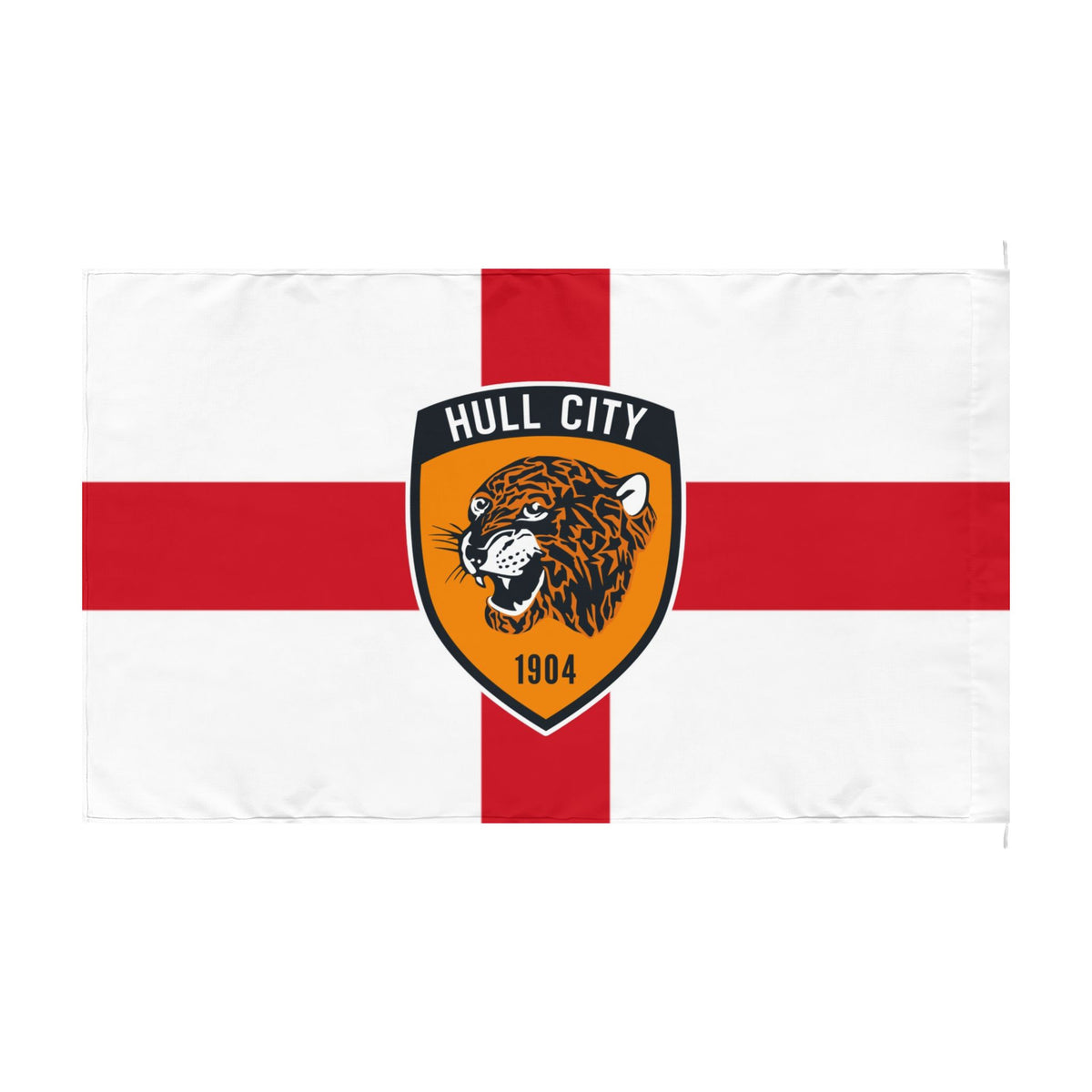Hull City St George Flag – Double-Sided Football Supporter Banner