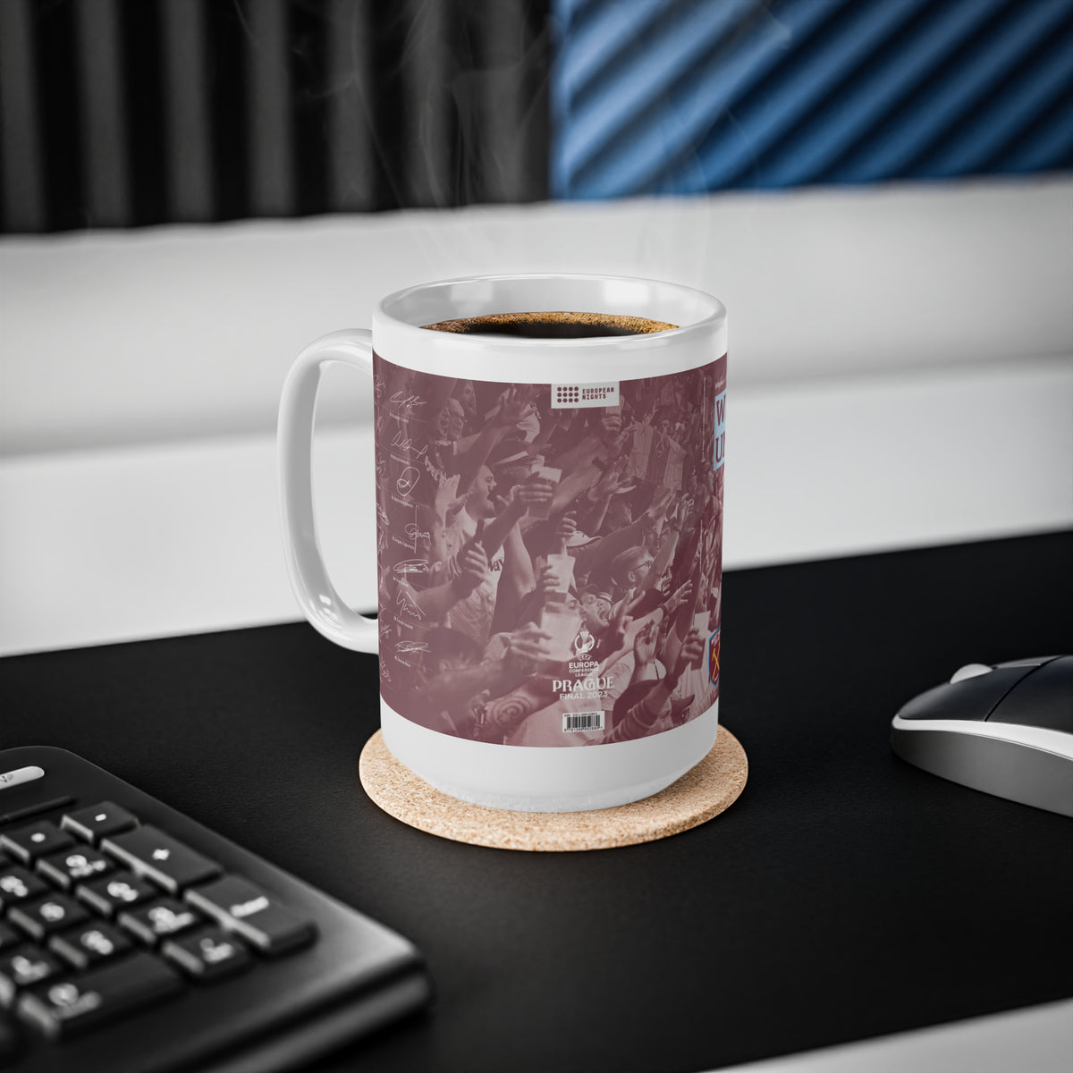 2023 UEFA Conference League Winners Programme Cover Inspired Ceramic Coffee Mug – (11oz/15oz)