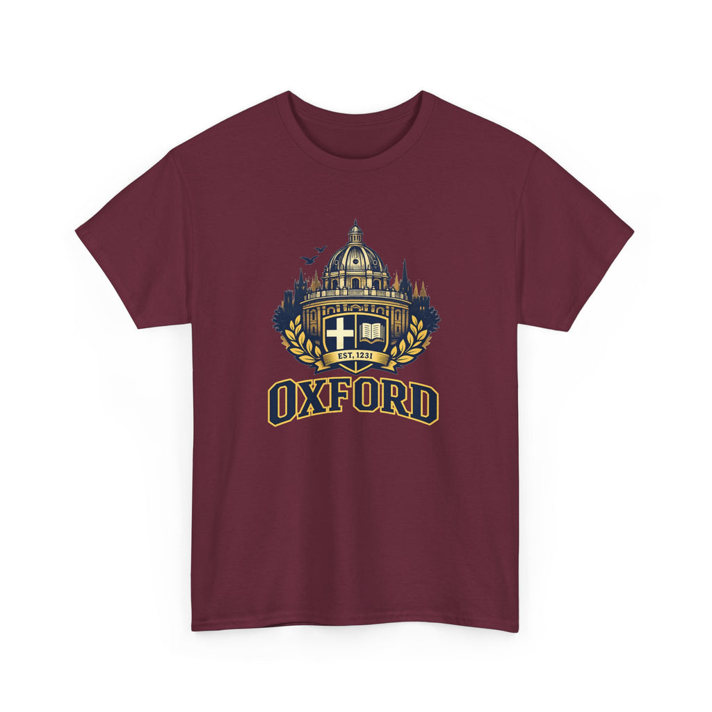 Oxford Crest T-Shirt — Vintage University Graphic Tee