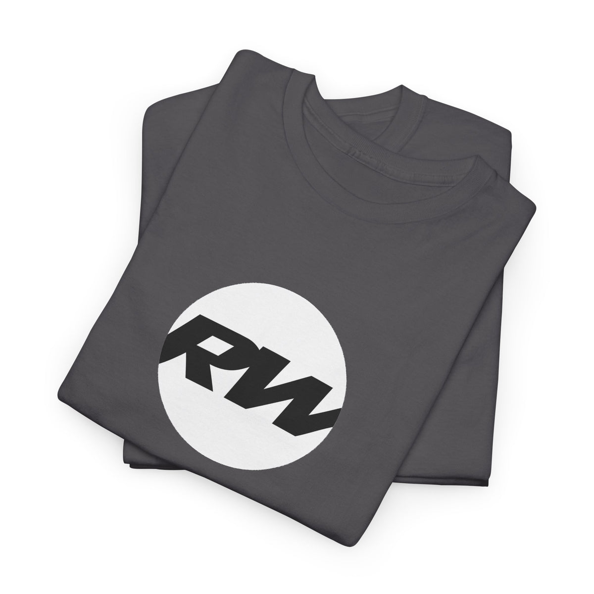 RW Logo T‑Shirt — Minimalist Retro Circle Graphic Tee