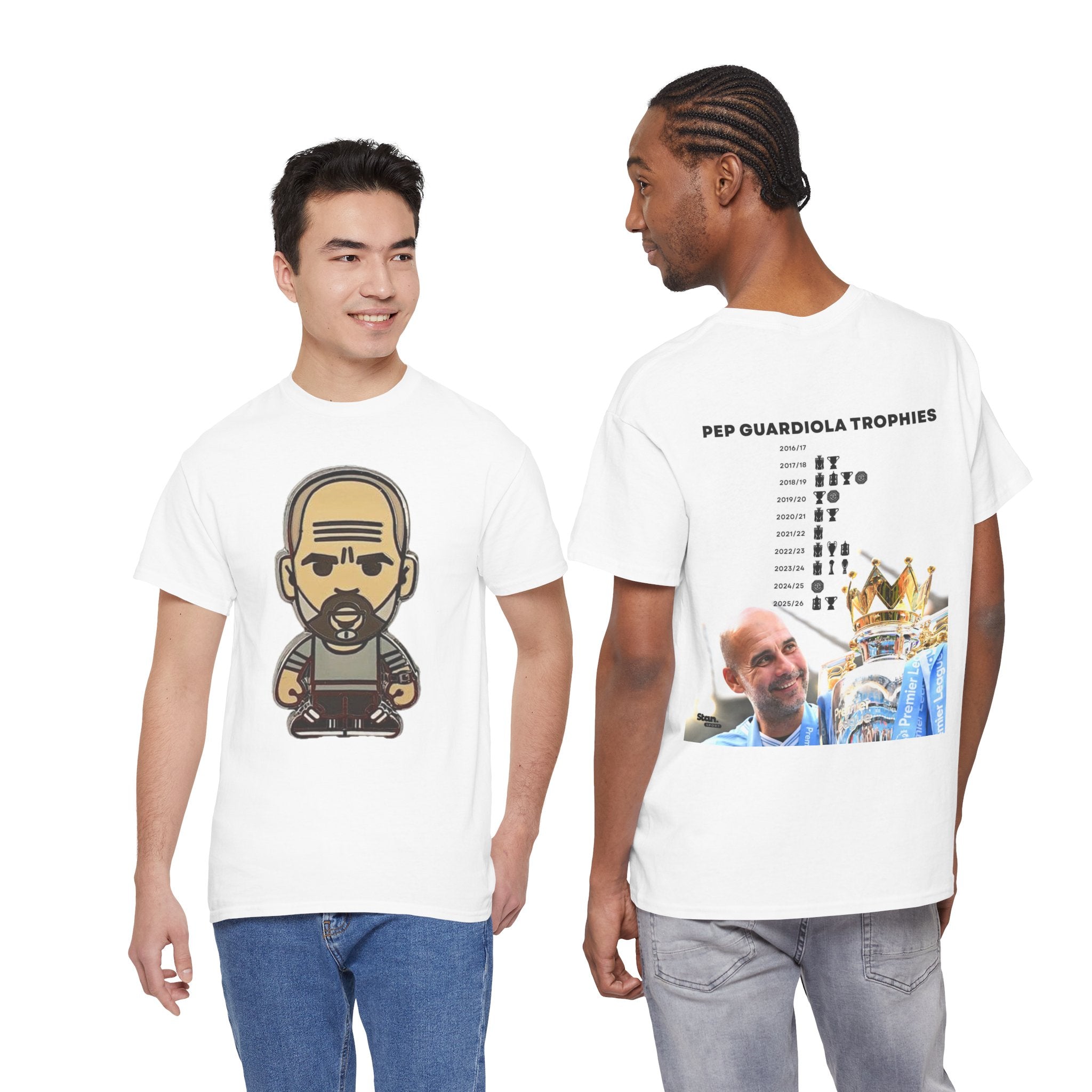 Pep Guardiola Trophies Graphic Tee