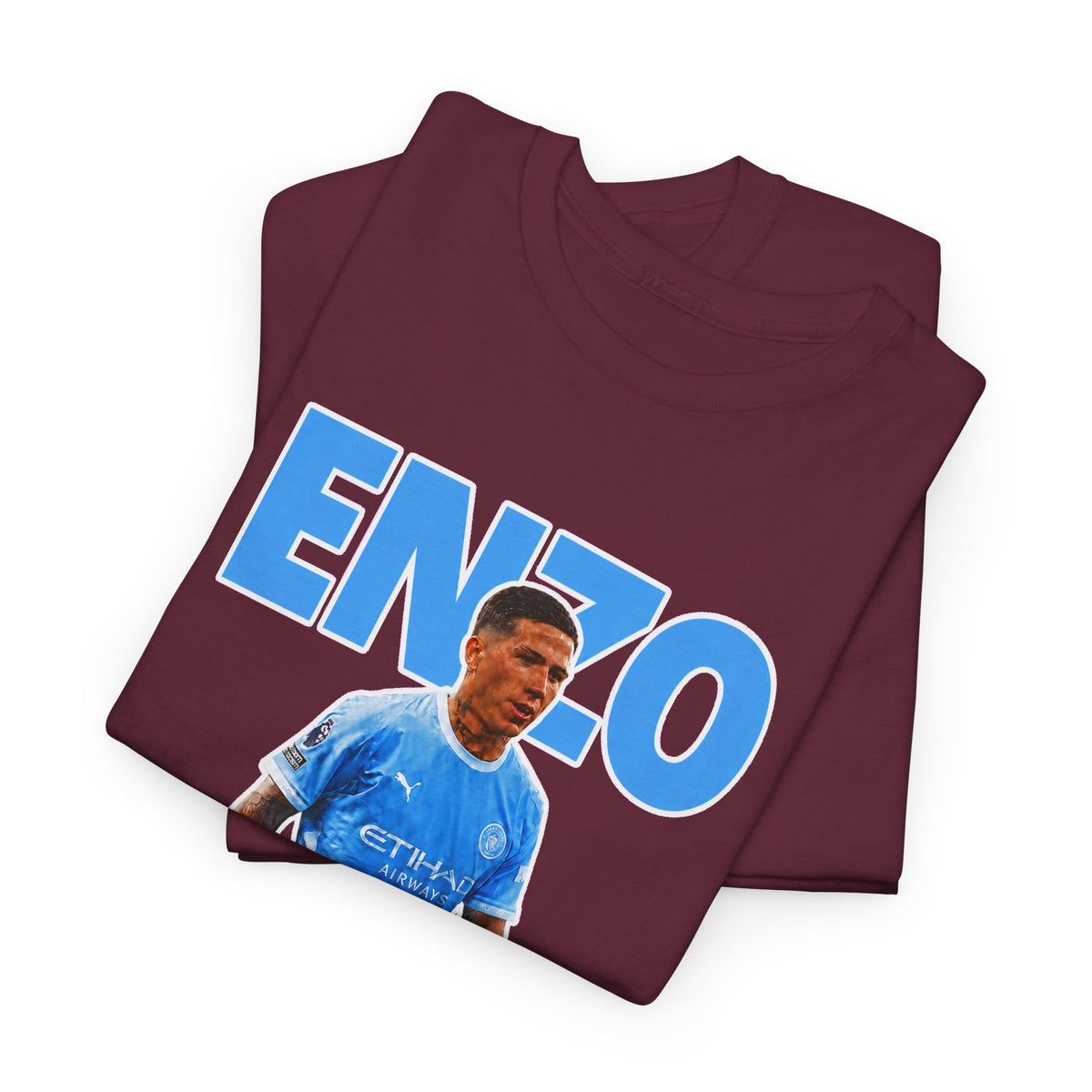 Enzo Fernandez Manchester City Inspired Cotton T-Shirt
