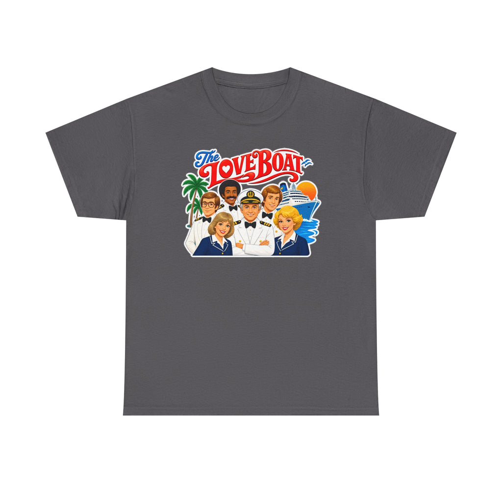 The Love Boat Crew Cotton T-Shirt — Retro TV Cruise Logo Tee