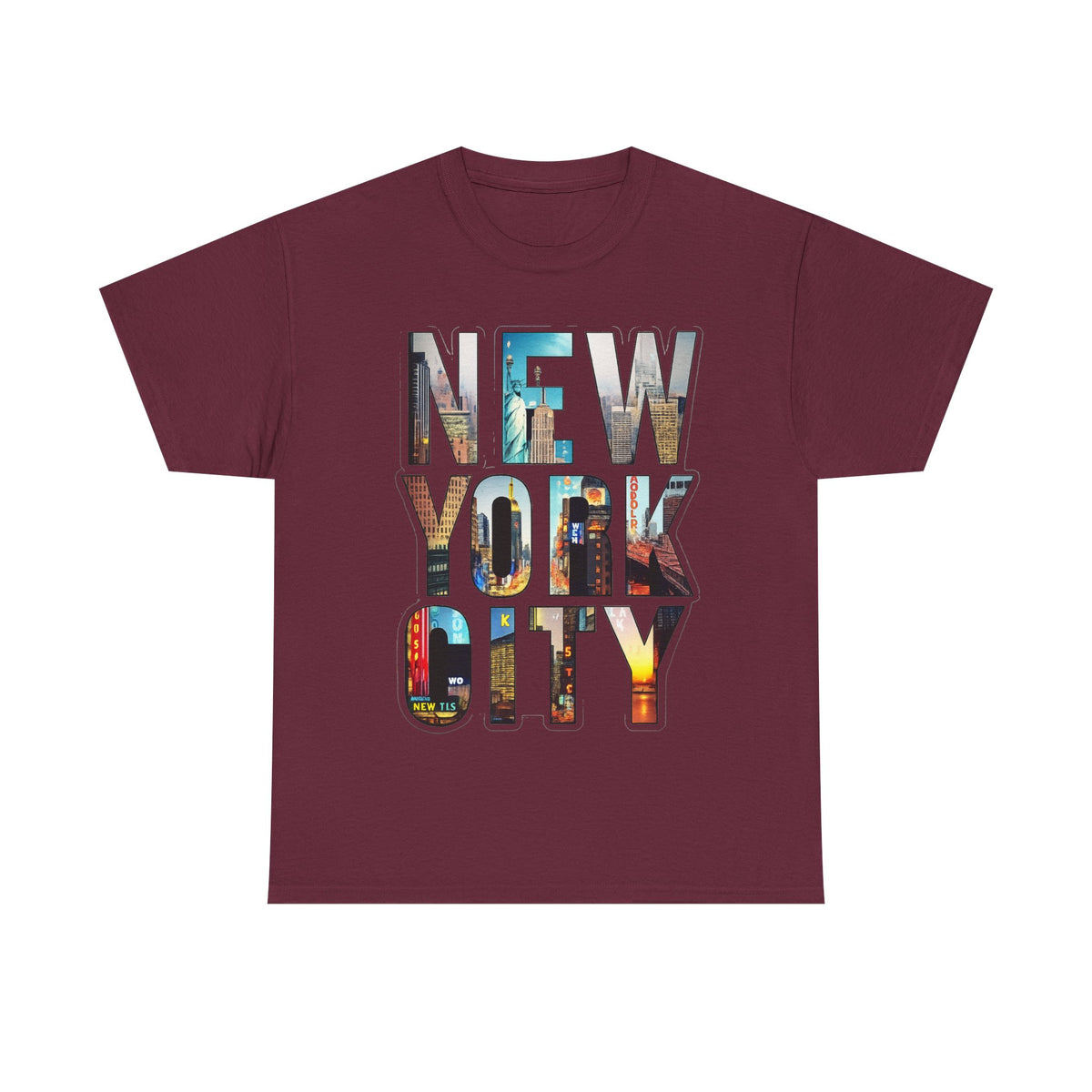 New York City Photo-Block Tee — Vintage Skyline Graphic T-Shirt