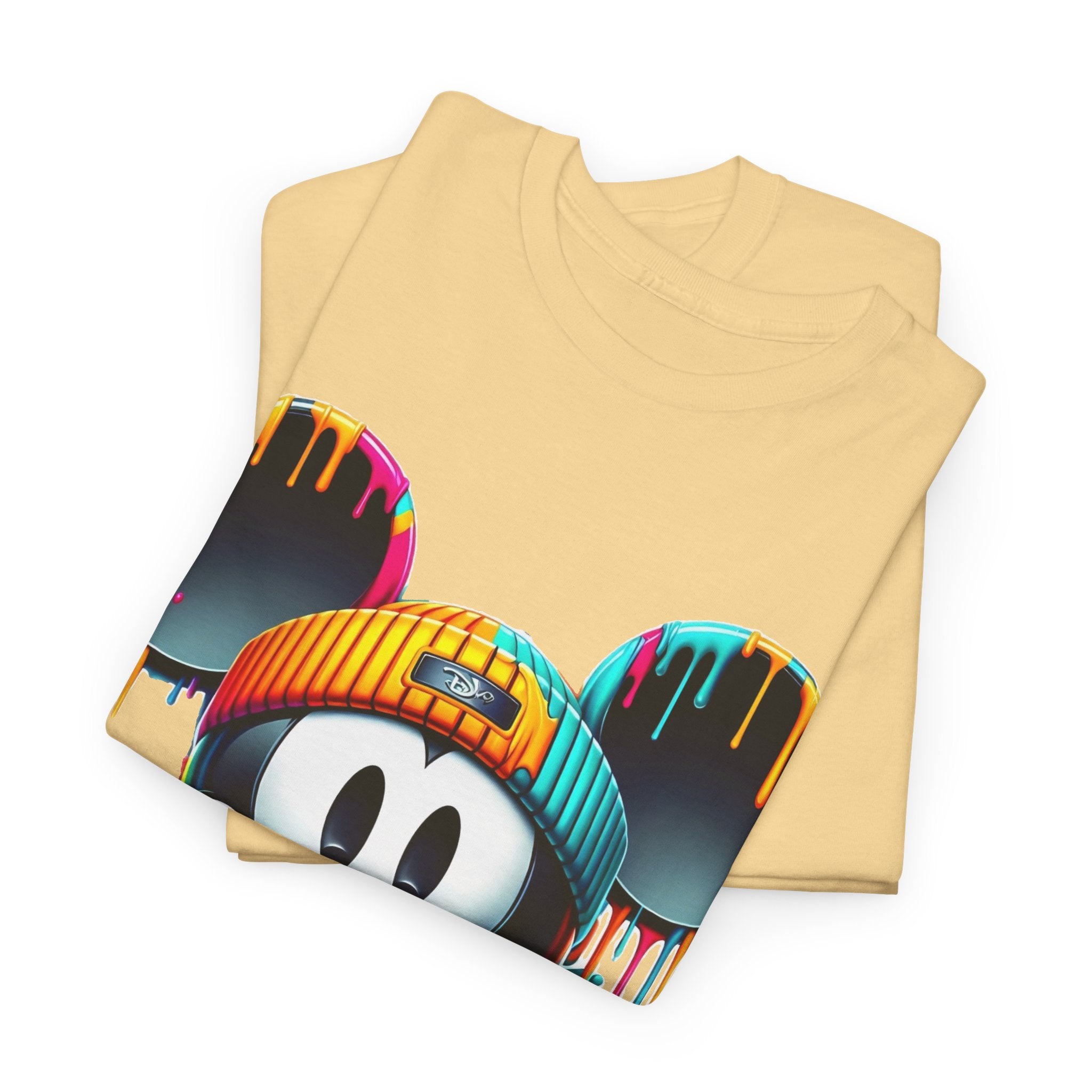 Mickey Graphic Tee — Colorful Street Art Mouse Character T-Shirt