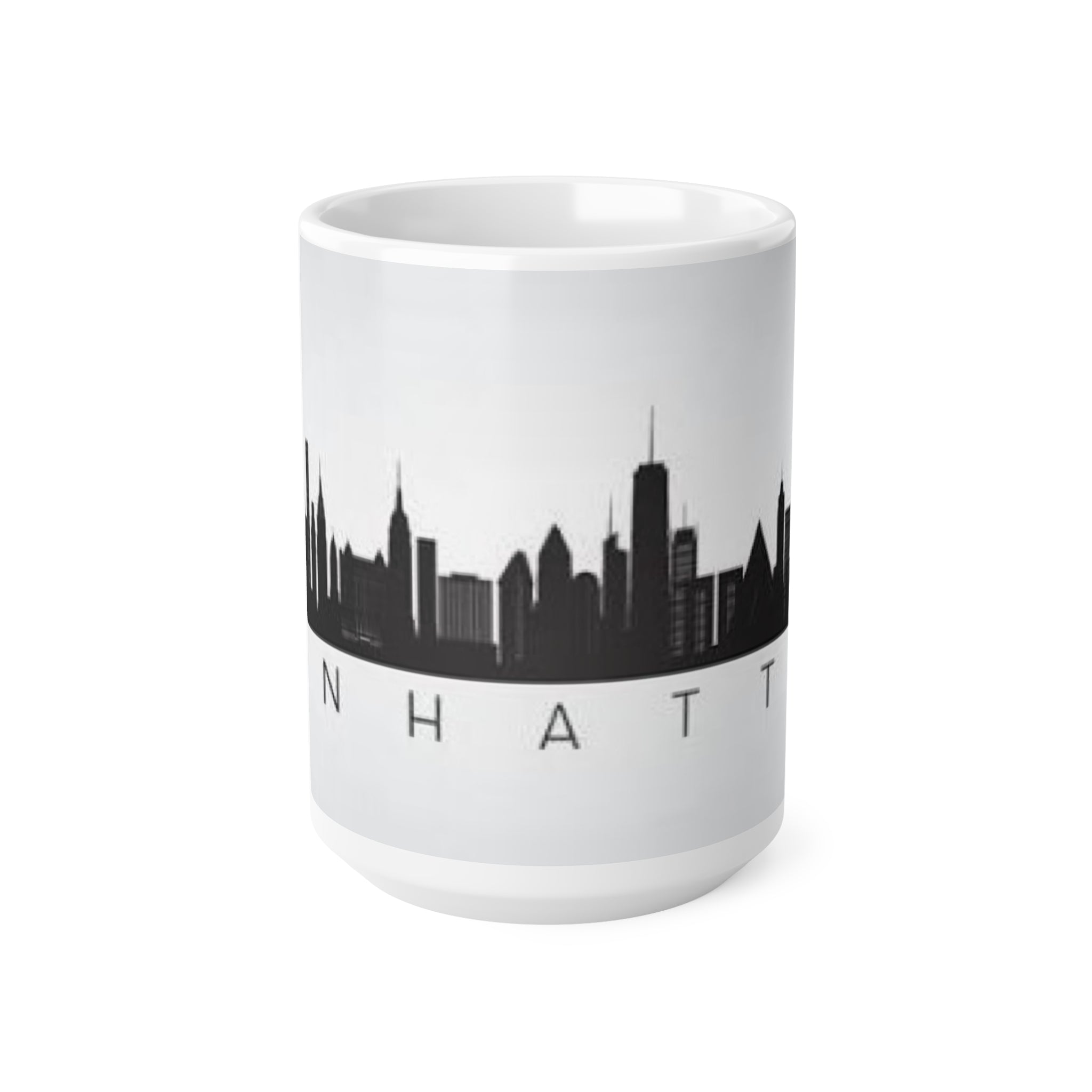 Manhattan Skyline Ceramic Coffee Mug — 11oz & 15oz