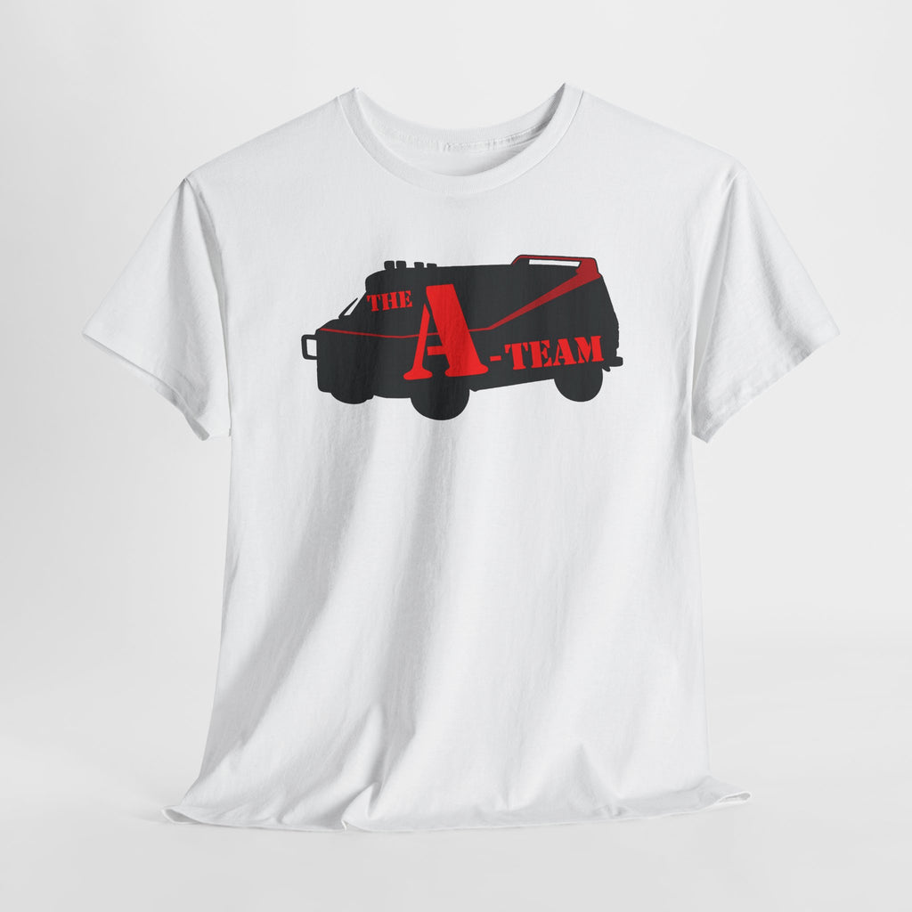 A-Team Van Graphic Tee — Retro Action TV Logo T-Shirt
