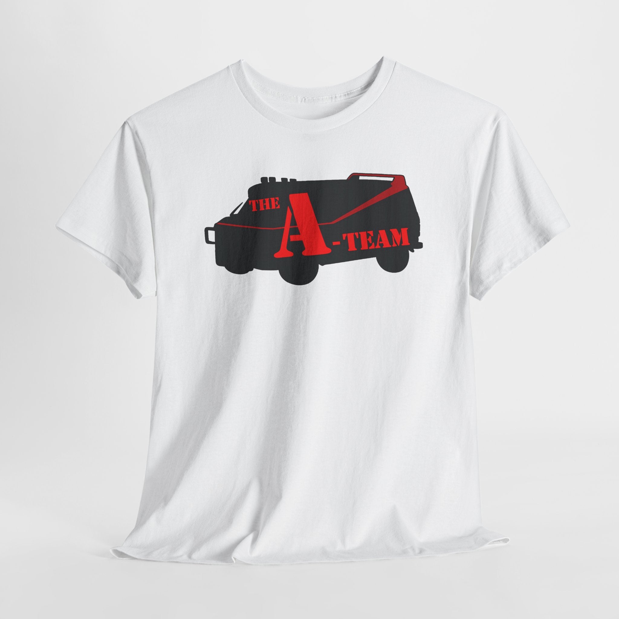 A-Team Van Graphic Tee — Retro Action TV Logo T-Shirt