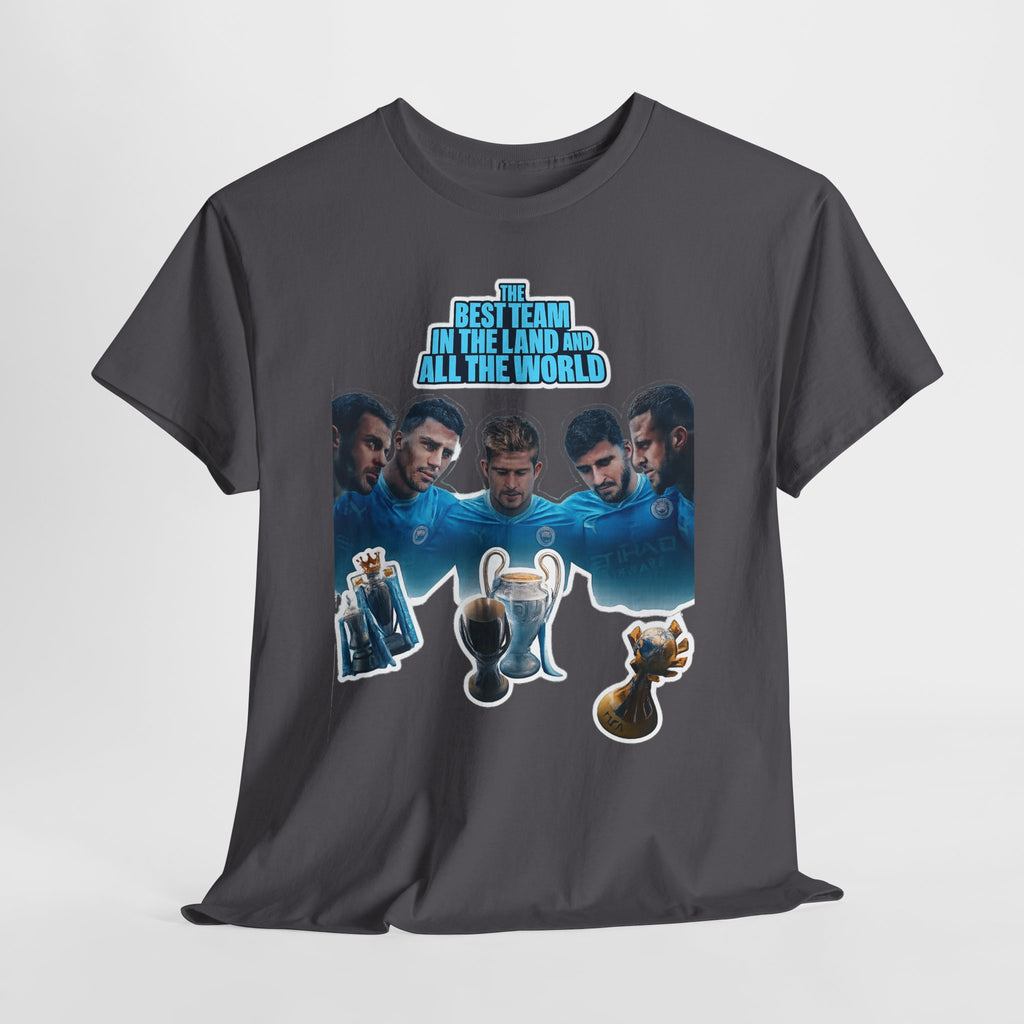 Manchester City — "Best Team in the Land and All the World" Cotton T-Shirt