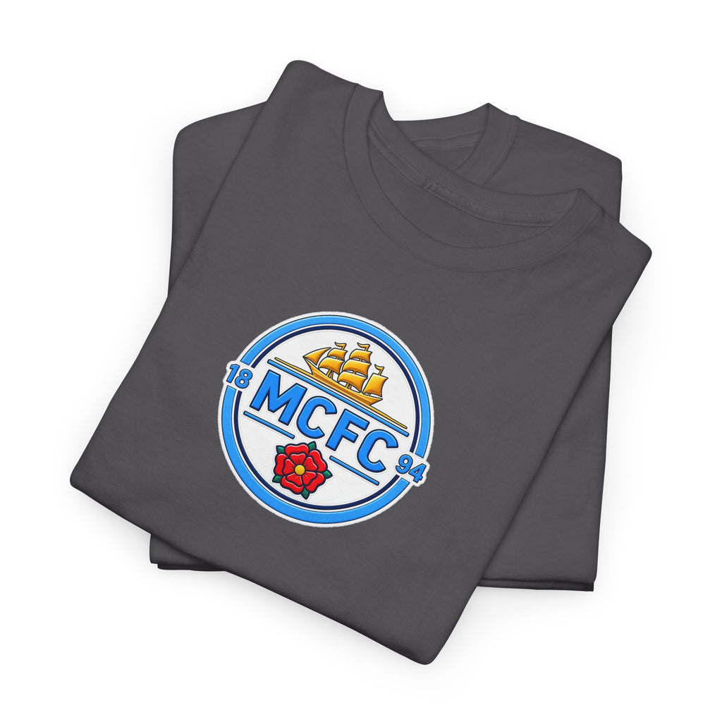 MCFC Retro Crest T‑Shirt — Vintage Soccer Fan Tee