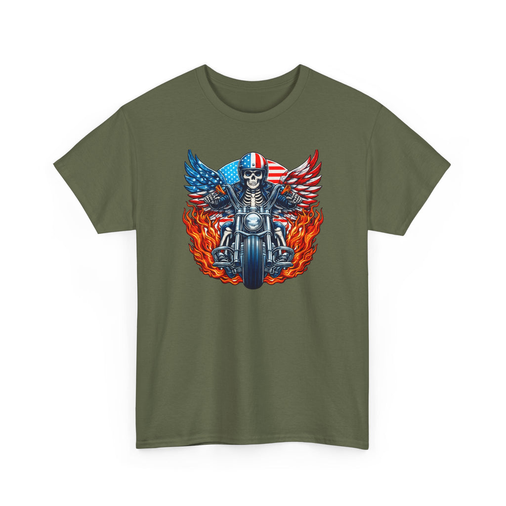 Biker Skull Motorcycle Tee — Sons of Tradition Archangels Chapter Graphic Shirt