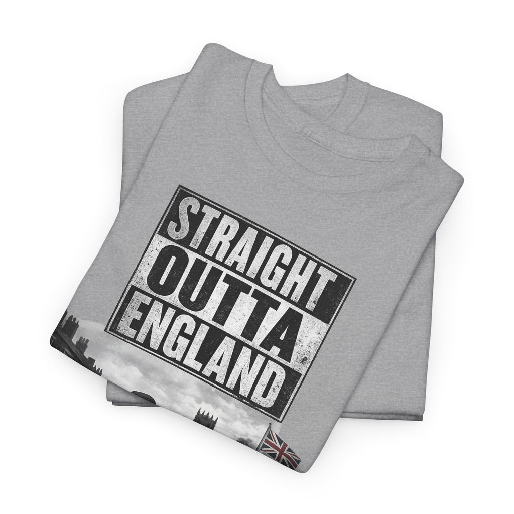 Straight Outta England T-Shirt — Retro Band Photo Tee