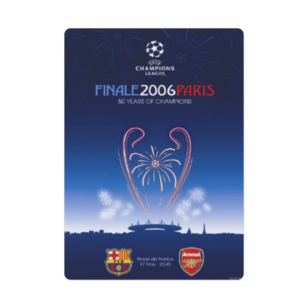 2006 Champions League Final Programme Cover Inspired Playing / Poker Cards