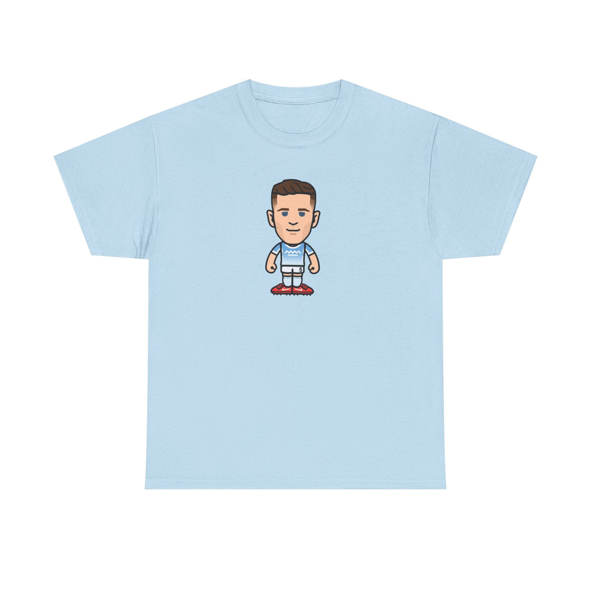 Elliot Anderson Manchester City Cartoon Cotton T-Shirt