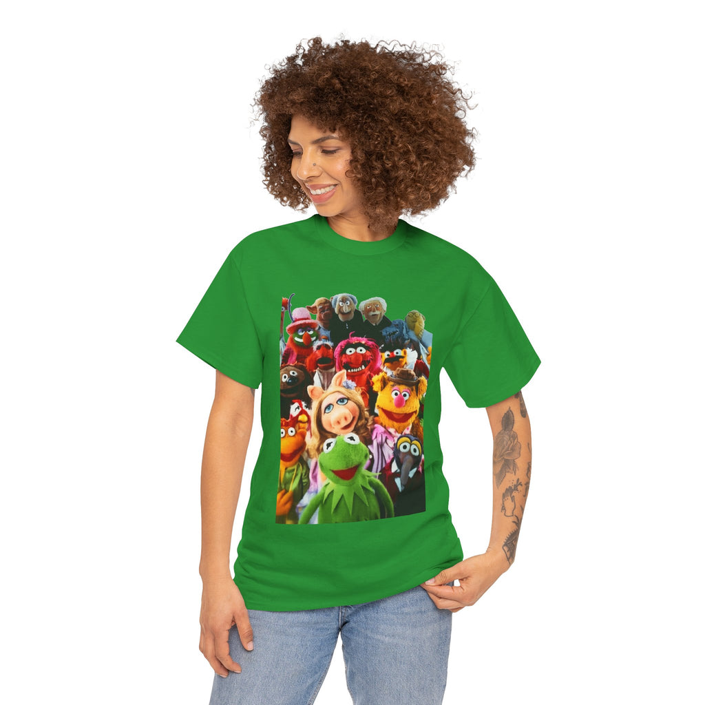 Muppets Puppet Ensemble Graphic Tee — Fun Family Cartoon Shirt