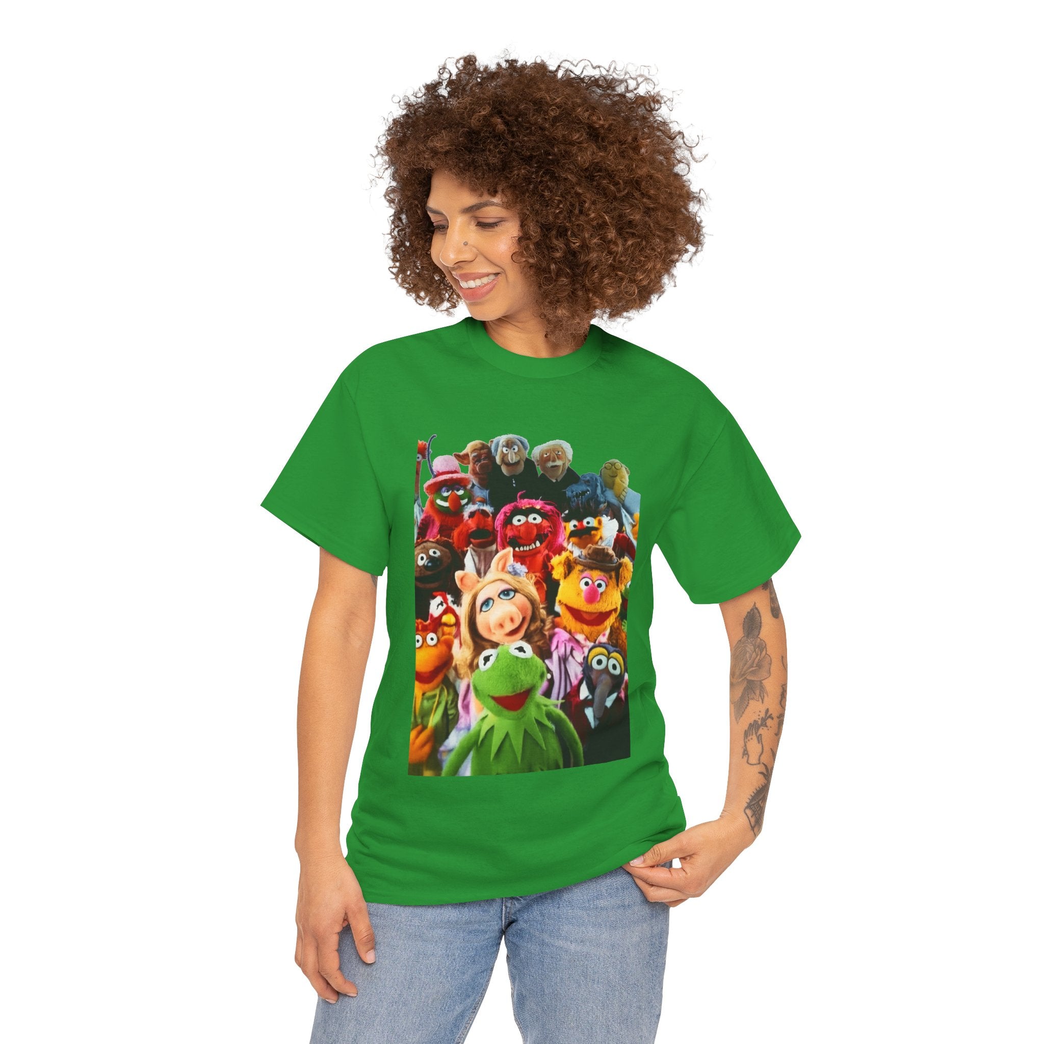 Muppets Puppet Ensemble Graphic Tee — Fun Family Cartoon Shirt