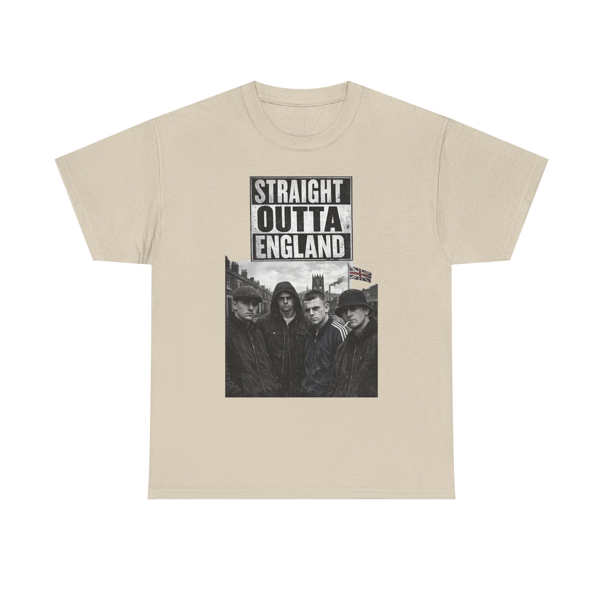 Straight Outta England T-Shirt — Retro Band Photo Tee