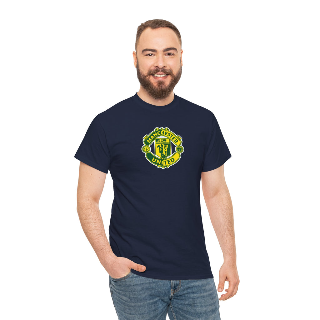 Manchester United Retro Crest Cotton T-Shirt