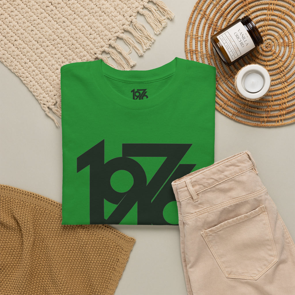 1976 Collection Logo Cotton T-Shirt — Vintage Year Graphic Tee