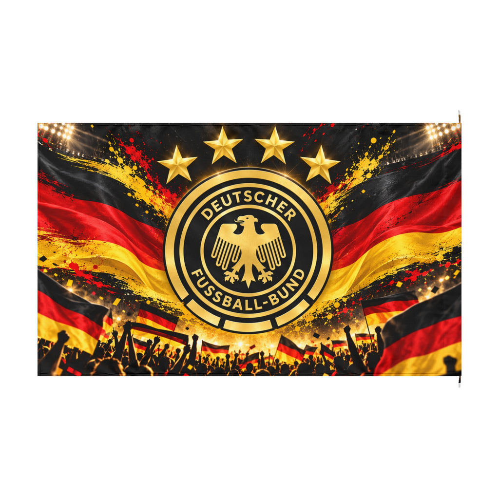 Germany Football Flag – Deutscher Fussball-Bund Double-Sided Fan Banner