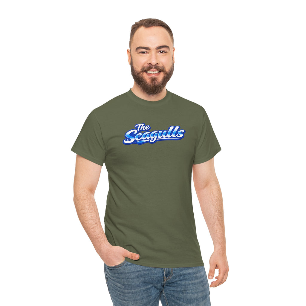Seagulls Football Script Logo Cotton T-Shirt