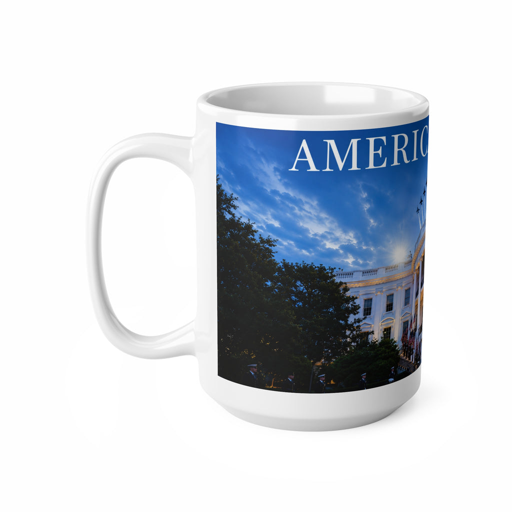America's 250th White House Ceramic Coffee Mug – 11oz & 15oz