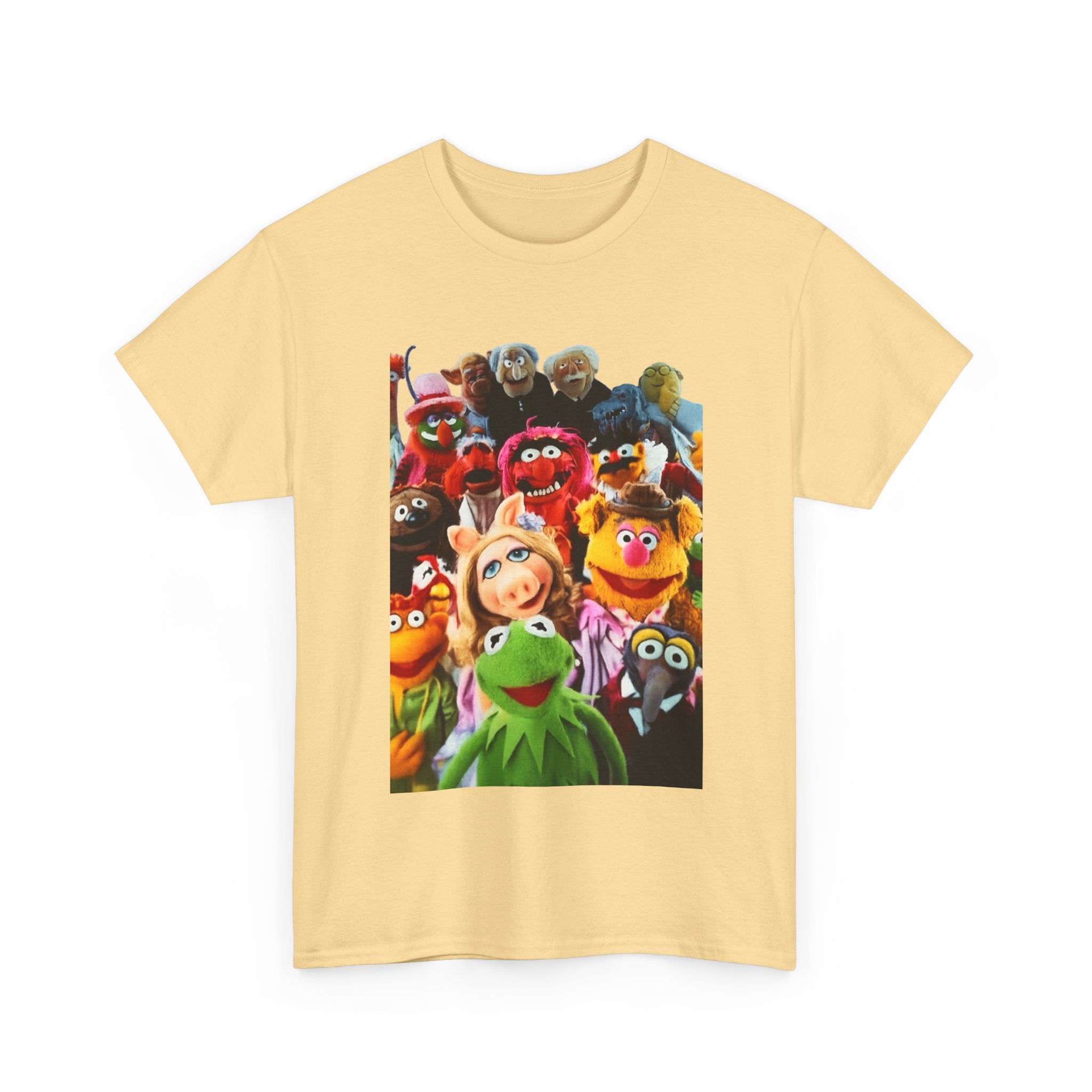 Muppets Puppet Ensemble Graphic Tee — Fun Family Cartoon Shirt
