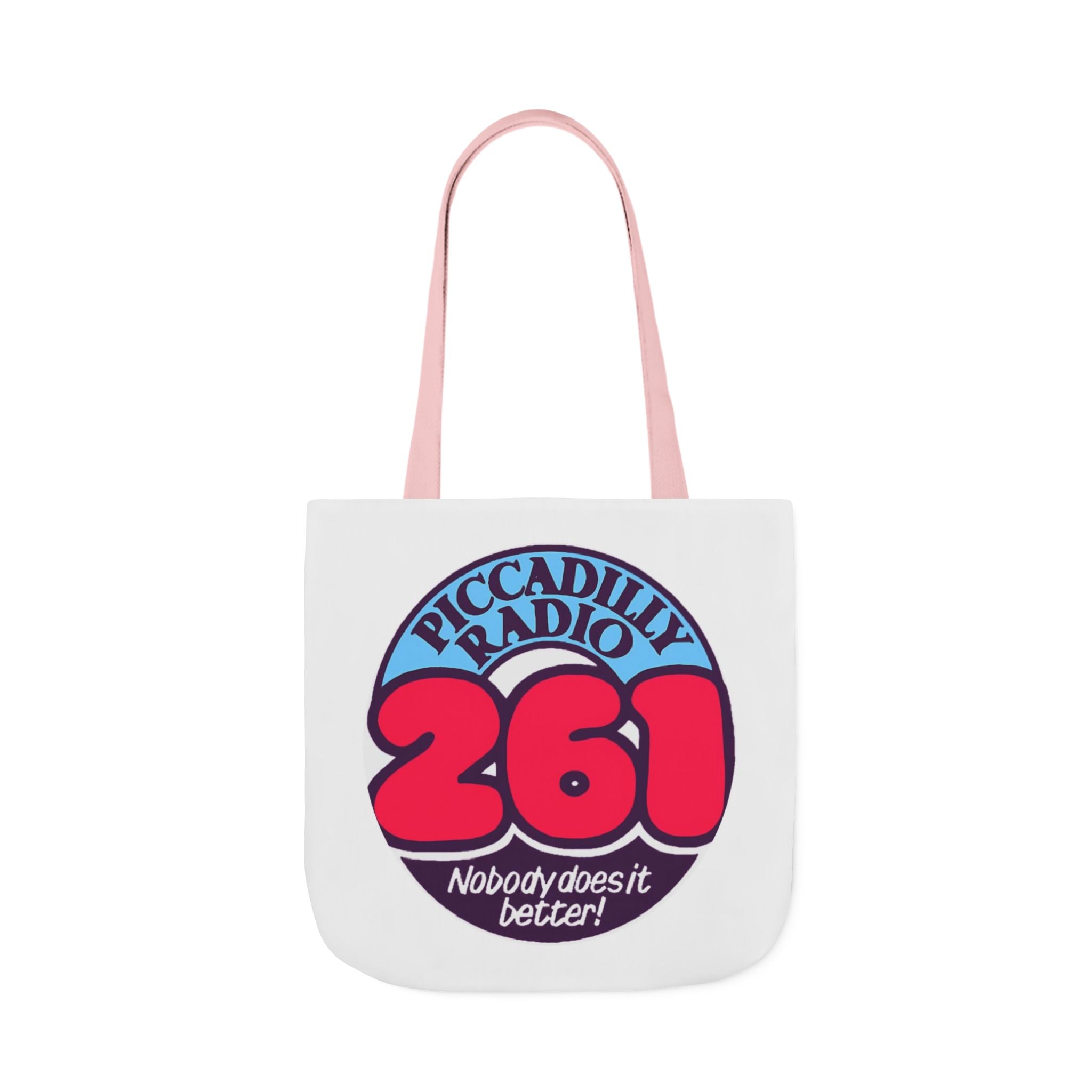 Tote Bag — Retro 'Piccadilly Radio 261' Vintage Logo Canvas Tote