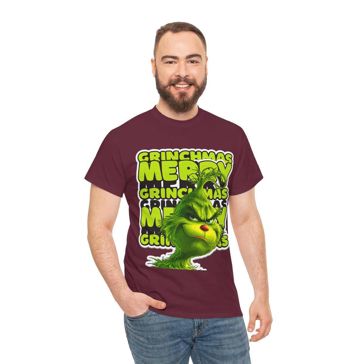 Grinchmas Merry Grinch Christmas Cotton T-Shirt / Tee