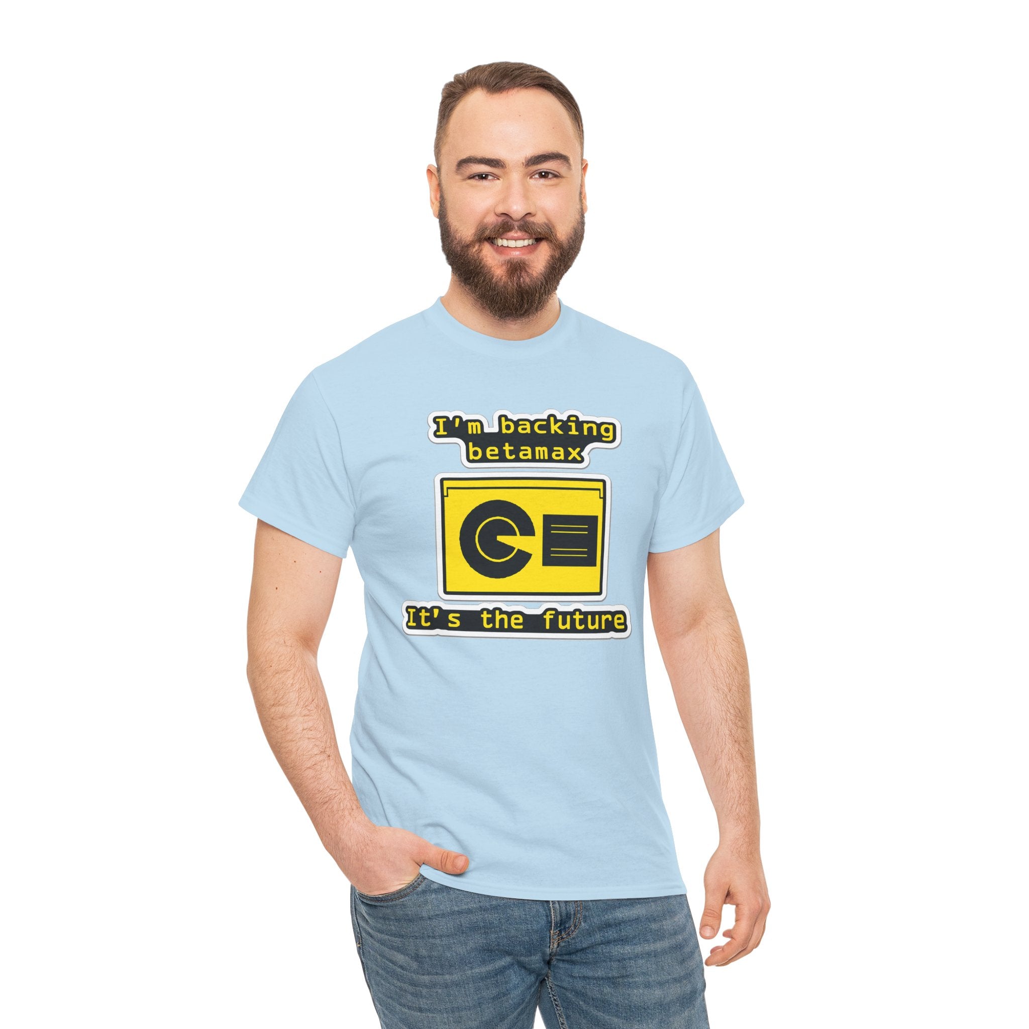 Betamax Retro Tee — "I’m backing betamax, it’s the future" Vintage Cassette T-Shirt