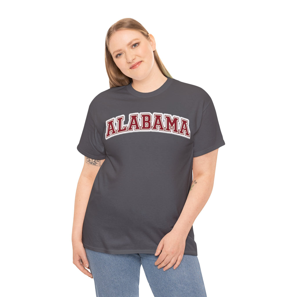 Alabama Arch Logo Tee – Crimson College Pride T‑Shirt