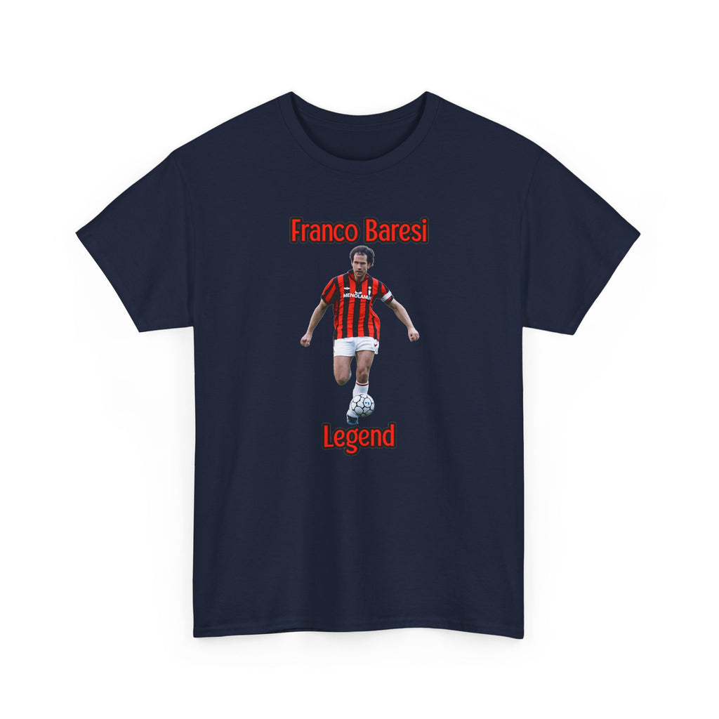 Franco Baresi Legend Tee — AC Milan Retro Soccer Graphic T-Shirt