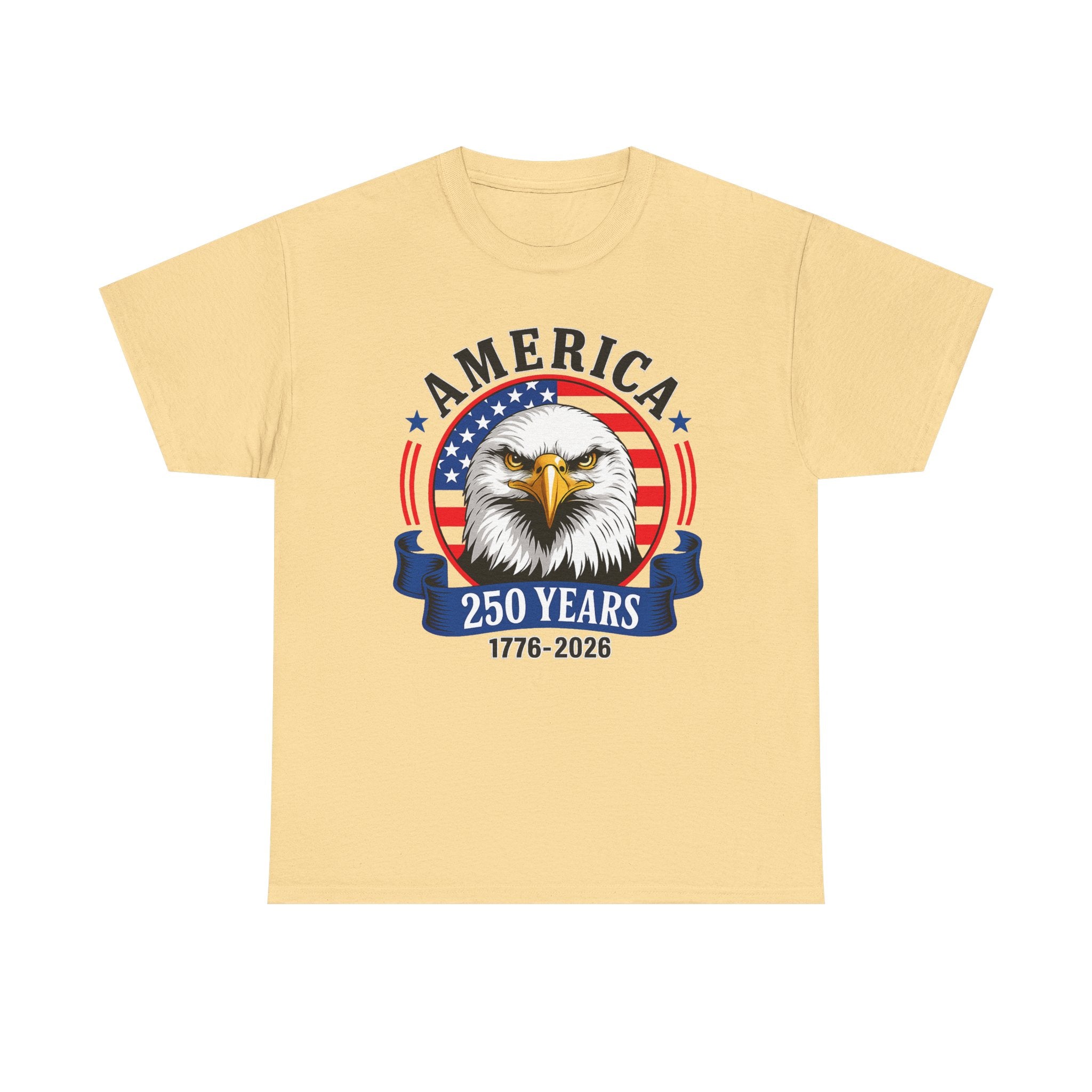 America 250 Years T-Shirt – Bald Eagle 1776–2026 Patriotic Tee