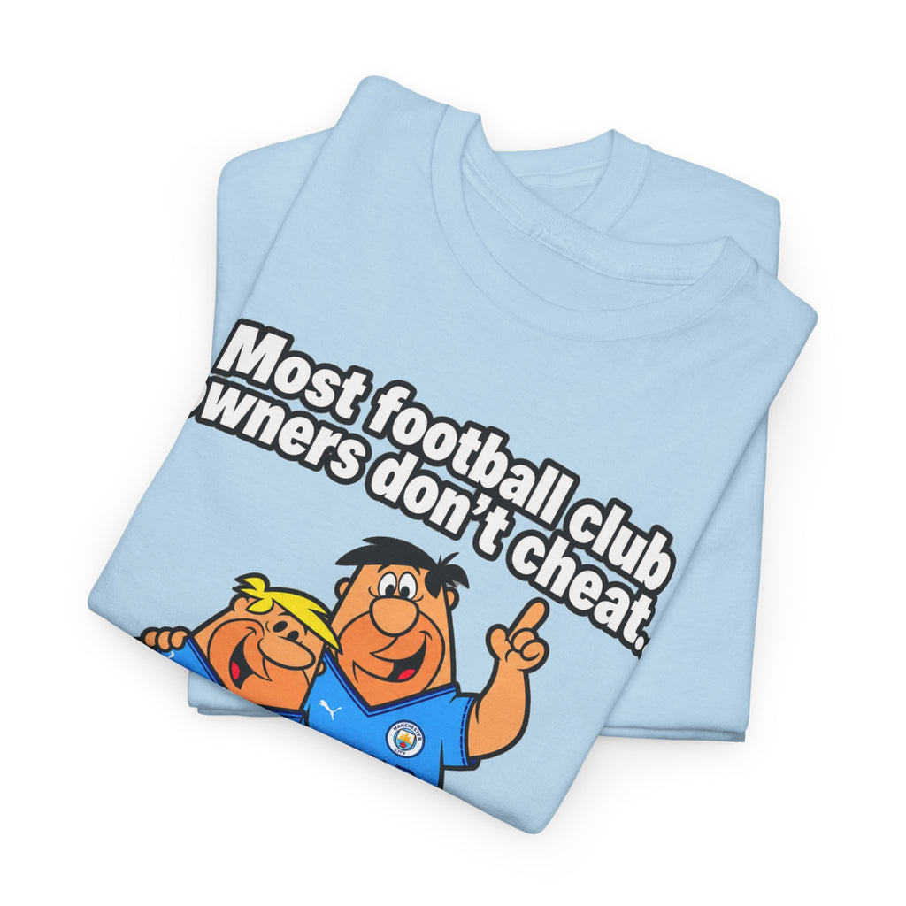 Manchester City Charges T‑Shirt — “Most Football Club Owners Don’t Cheat… but Abu Dhabi Dooo!”
