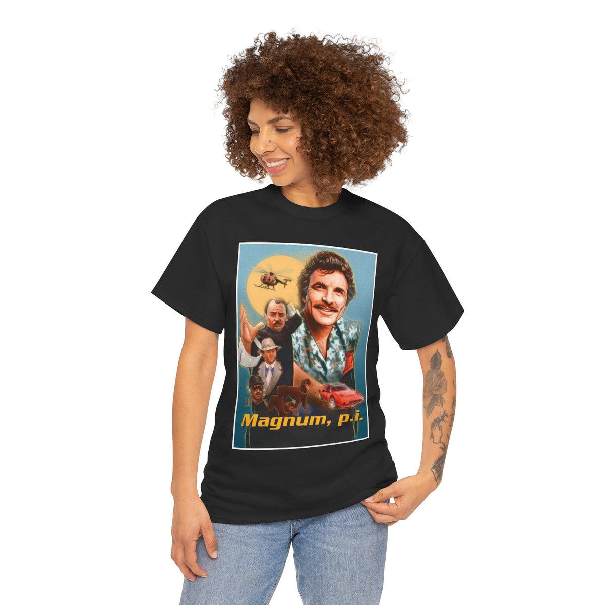 Magnum, P.I. Retro TV Show Inspired Cotton T-Shirt