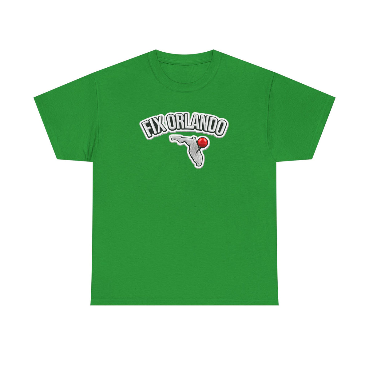 Fix Orlando T-Shirt — Florida Map with Bowling Pin Local Pride Tee