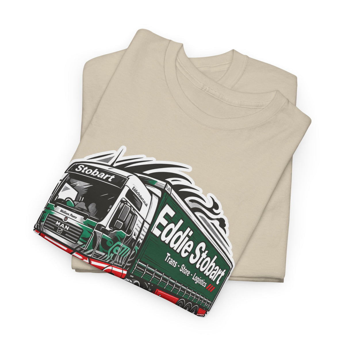 Eddie Stobart Truck Graphic Tee — Vintage Lorry Driver T‑Shirt