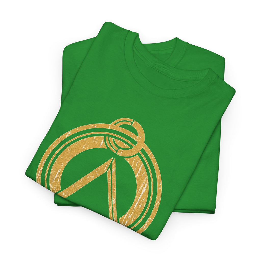 There Is No Place Like Home Graphic Tee — Vintage Gold Sigil T‑Shirt