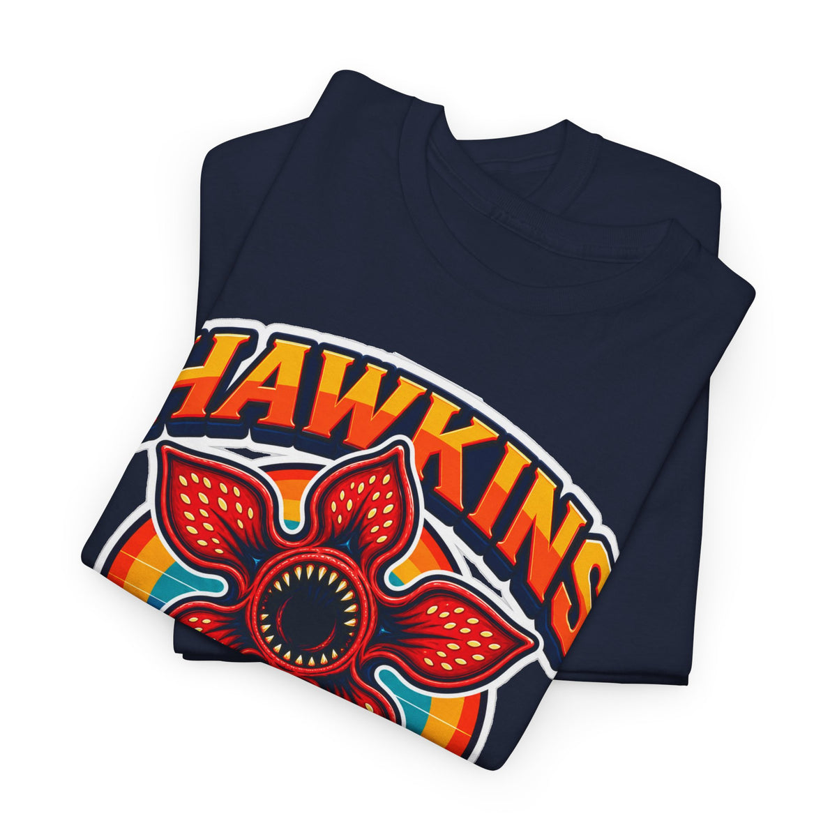 Hawkins Indiana 1983 Demogorgon Floral Cotton T-Shirt