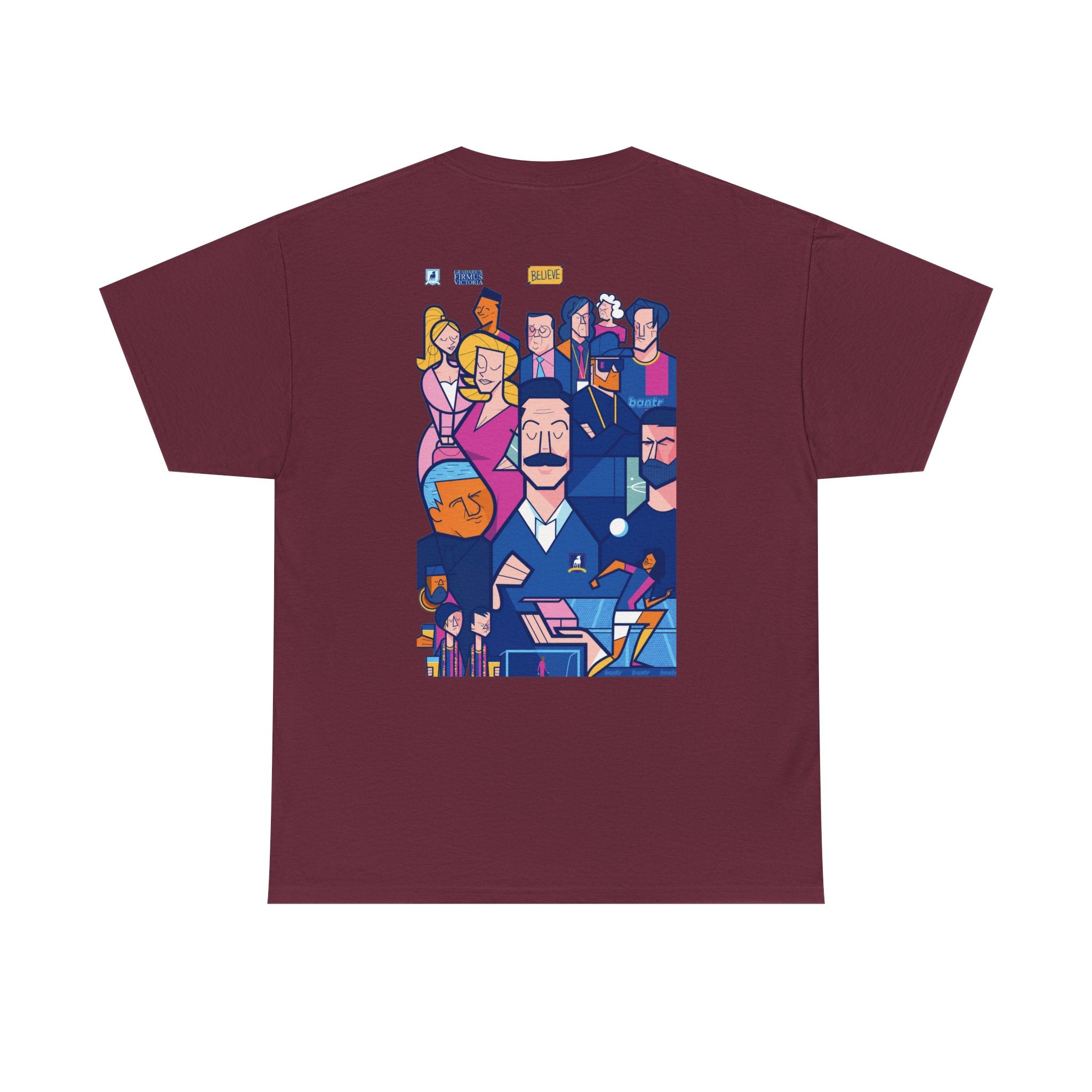 Ted Lasso Inspired Graphic Tee — Retro Team Illustration