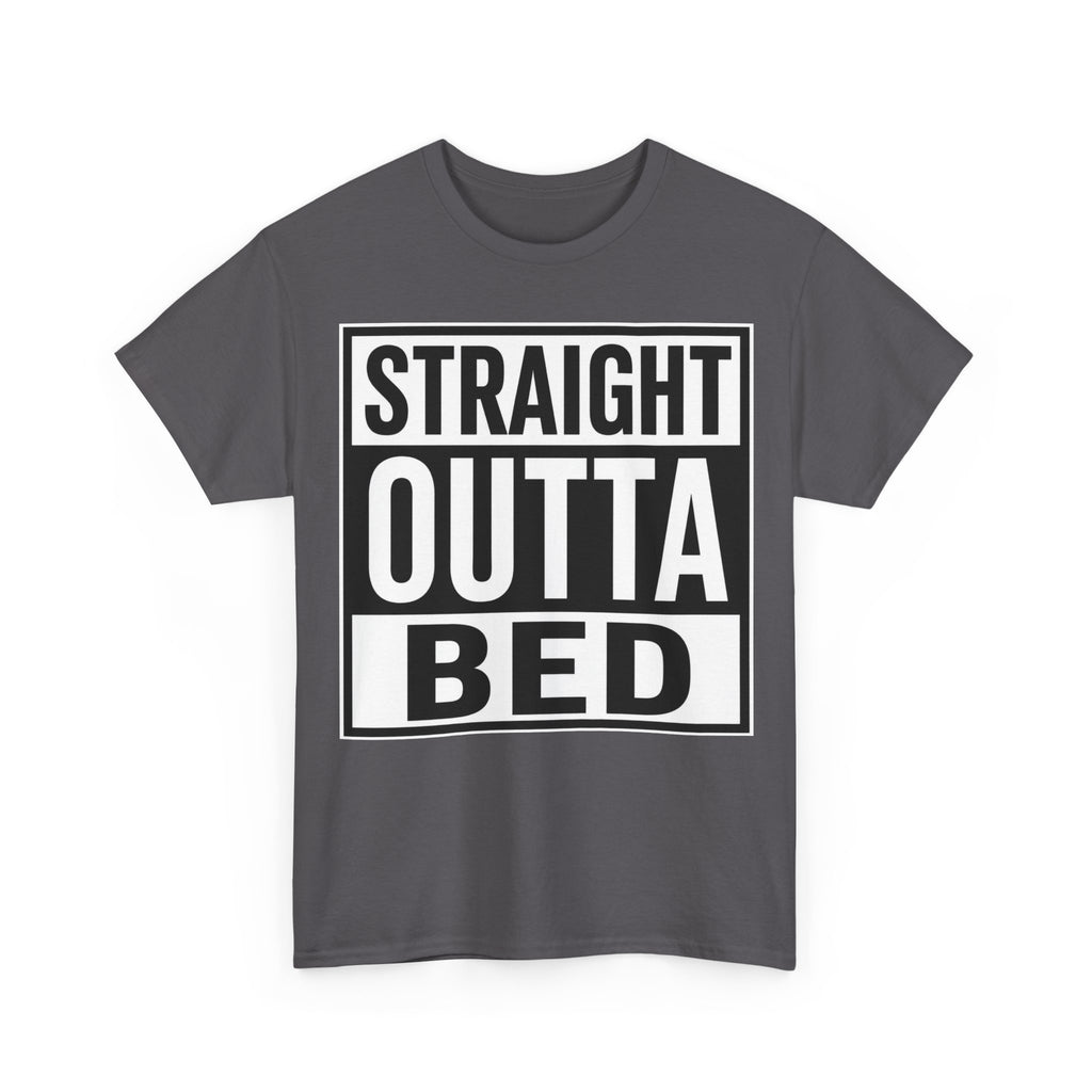 Straight Outta Bed T-Shirt — Funny Morning Graphic Tee