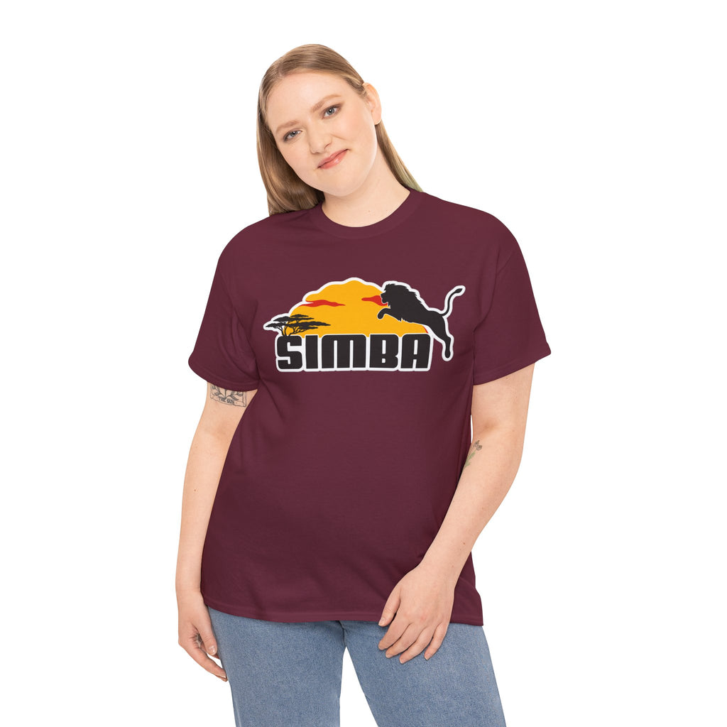 Simba Sunset Graphic Tee — Lion Silhouette Safari T-Shirt