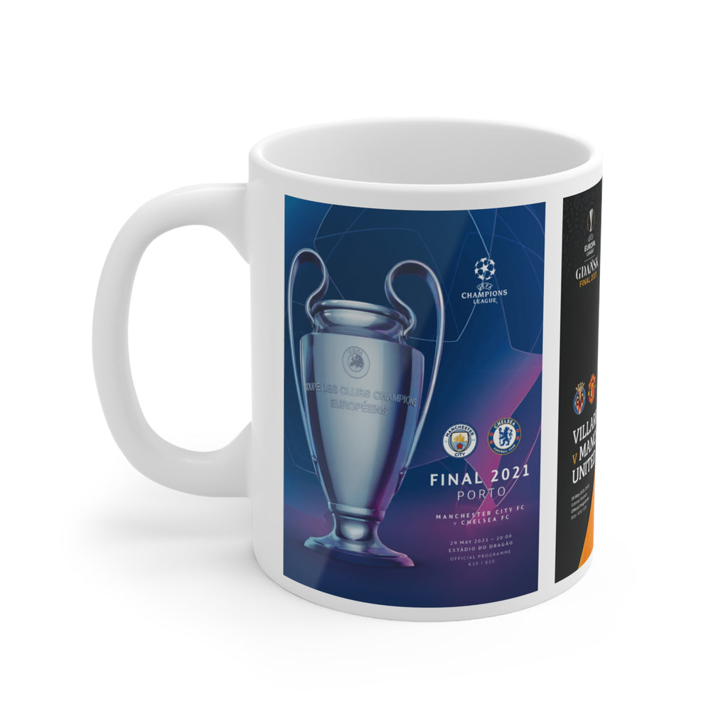 2021 UEFA Finals Programme Cover Inspired Ceramic Coffee Mug