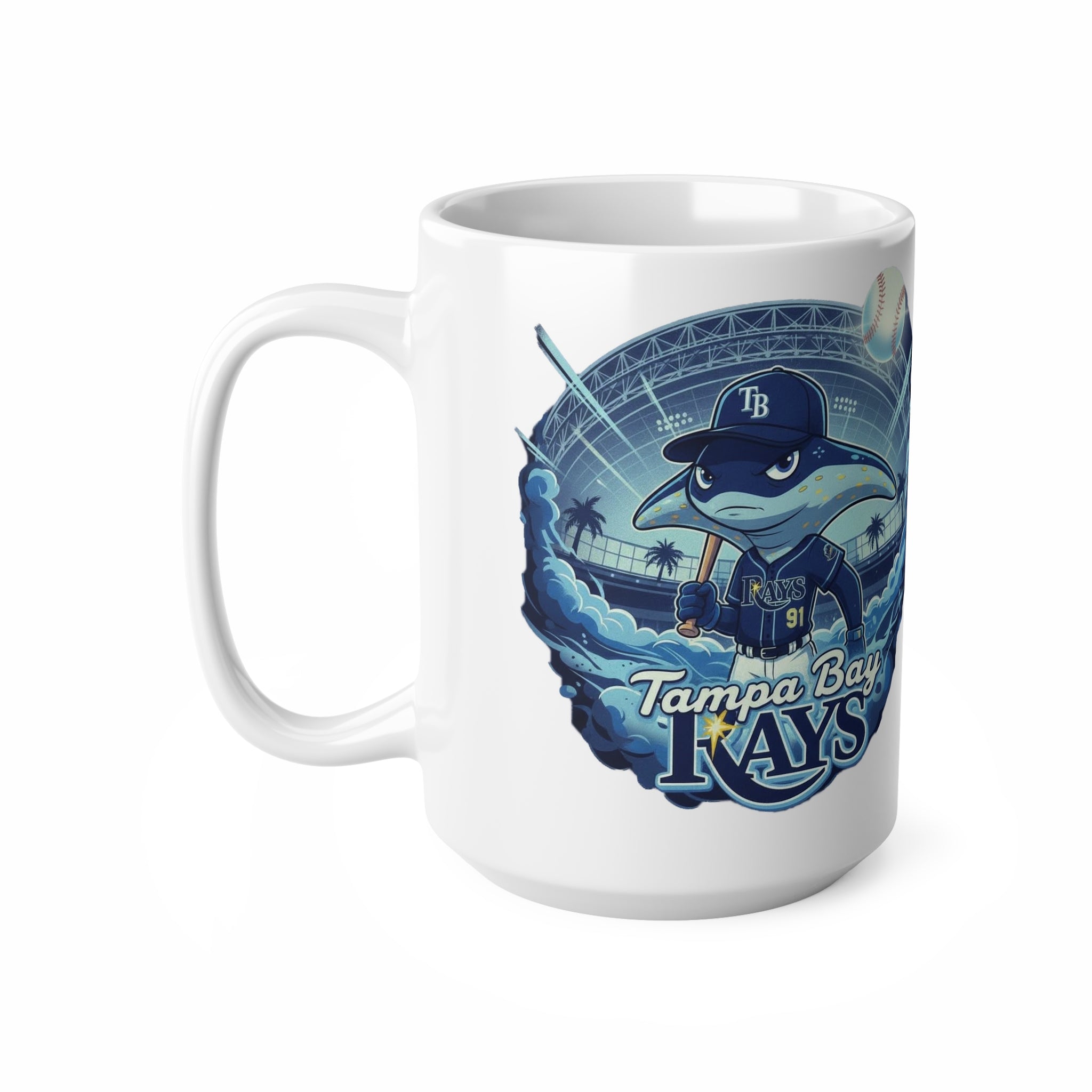 Tampa Bay Rays Mascot Ceramic Coffee Mug — 11oz & 15oz