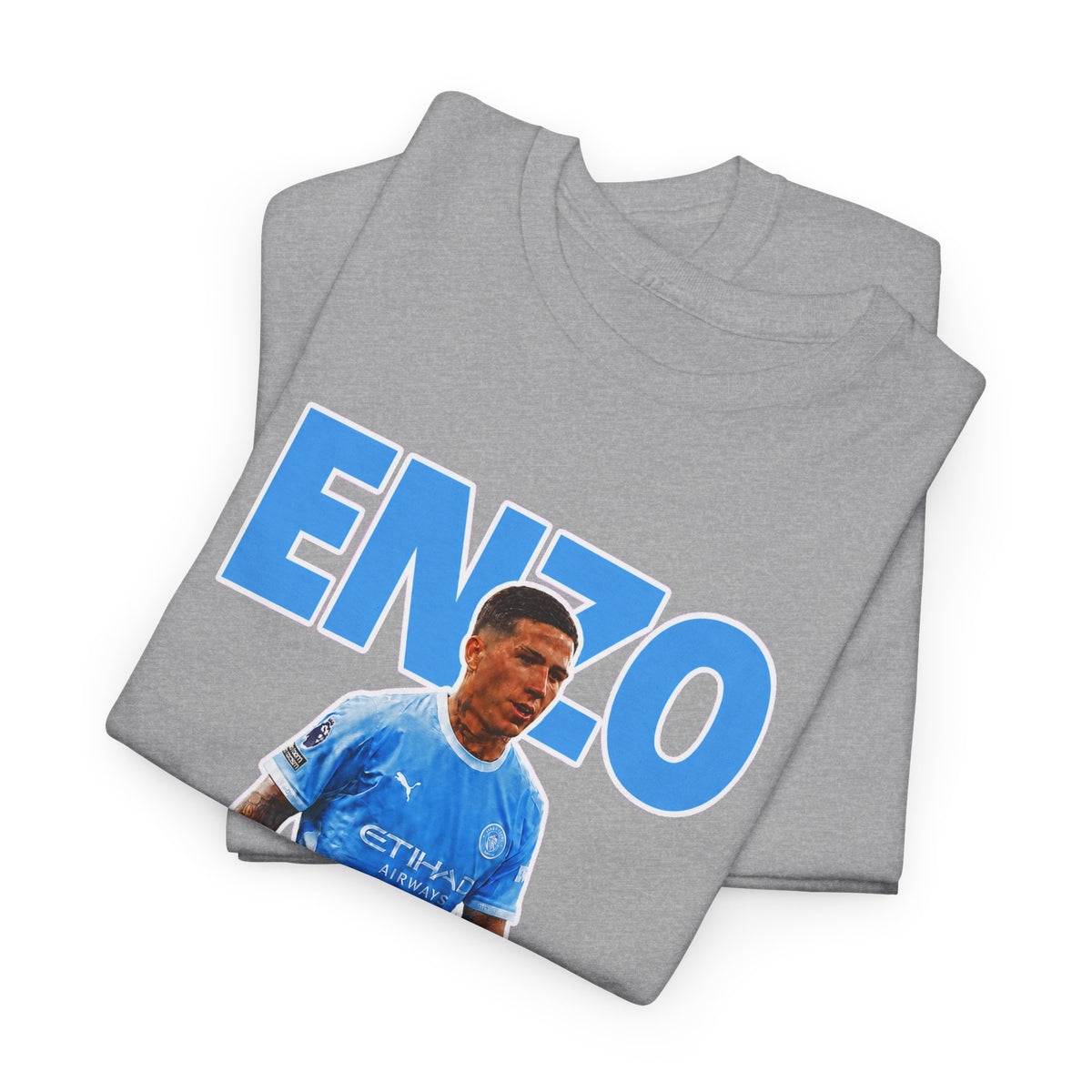 Enzo Fernandez Manchester City Inspired Cotton T-Shirt