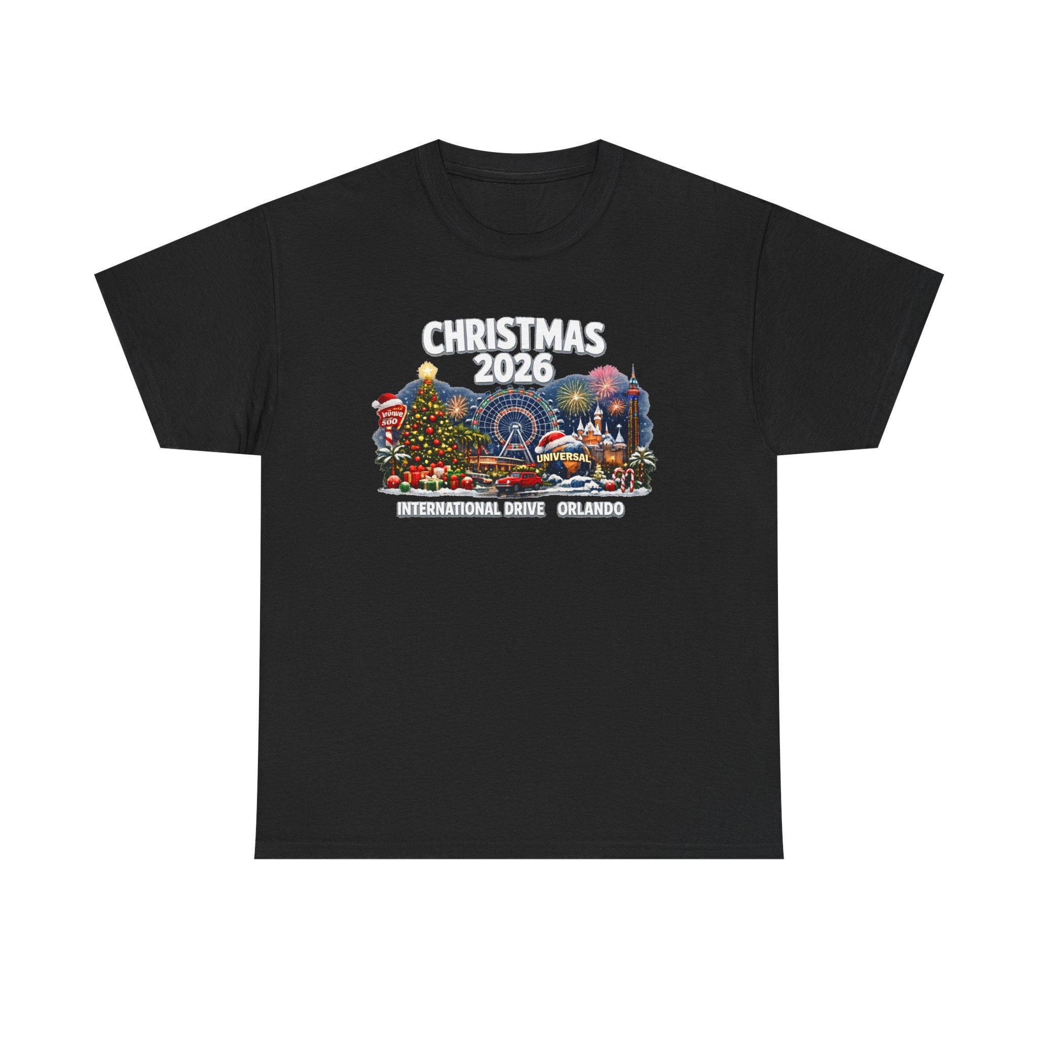 Christmas 2026 Orlando T-Shirt — International Drive Holiday Souvenir
